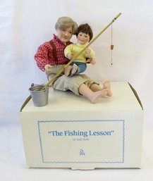 The Danbury Mint ' The Fishing Lesson'  By Judy Belle