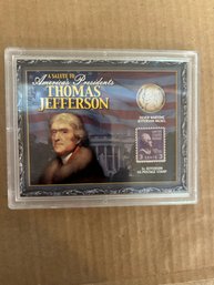 Beautiful Vintage A Salute To America's Presidents - Thomas Jefferson