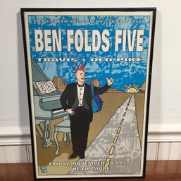 1997 Signed BEN FOLDS FIVE Poster - Bill Graham Presents  Ben Folds Five At The Fillmore - 11/28/97 - COOL !