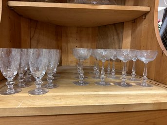 Set Of Crystal Glasses