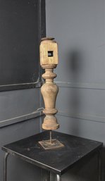 Salvaged Banister Candle Holder