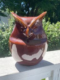 Vintage Ceramic Brown Owl Figurine 10 Made In China