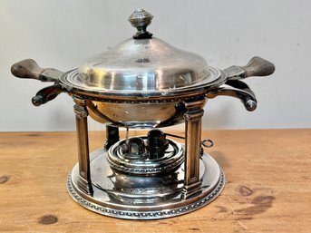 Reed & Barton SilverPlate Round Chafing Dish -