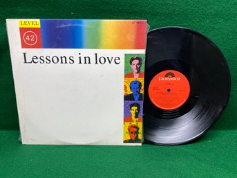 Level 42. Lessons In Love On 1987 Polydor Records.