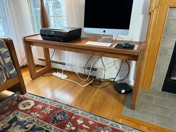 Mid Century Writing/computer Desk/console Table