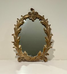 Vintage Syroco Gold Colored Mirror