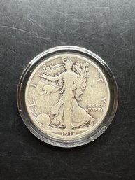 1918-S Walking Liberty Silver Half Dollar