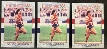 (3) 1991 Impel Bruce Jenner US Olympic Cards Hall Of Fame Cards - L