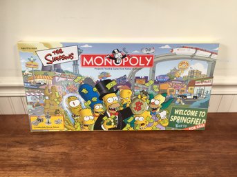 Two Special Edition MONOPOLY Games - The Simpsons Version And The More Scarce Harvardopoly - Nice Lot !