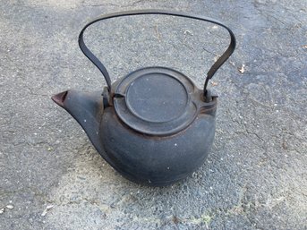 Vintage Iron Coffee Pot