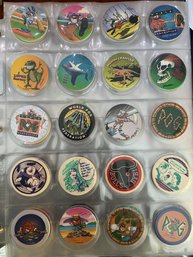 Giant Pog Collection With Protective Plastic Sleeves