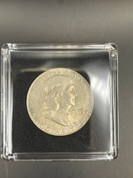 Beautiful 1953-D Silver Benjamin Franklin Half Dollar