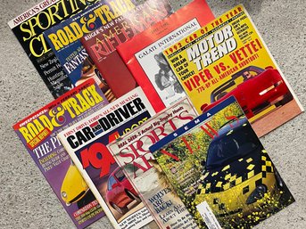 Vintage 1990's Motor Trend, Car And Track, And More Auto Magazines - 'L'