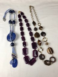 Set Of Gem Necklaces