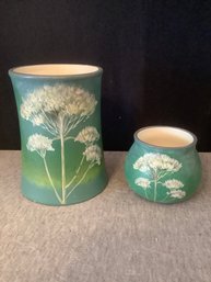 Flower Vase Lot Of 2