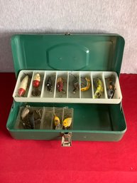 Tackle Lot #9-vintage Box With Vintage Bass Lures