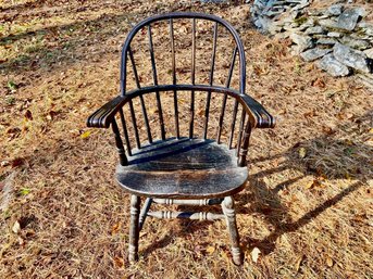 Vintage Windsor Oak Arm Chair