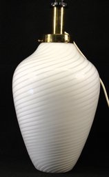 Mid Century Modern Handcrafted Italian Glass Table Lamp Made By Casa Luce For Scandinavian Gallery