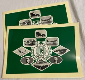 Two 1979 Rolls-Royce ' A Commemorative Album' Books