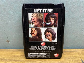 The Beatles. Let It Be 8-Track Cassette.
