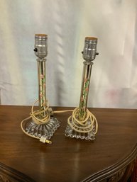 Pair Of Candlestick Lamps