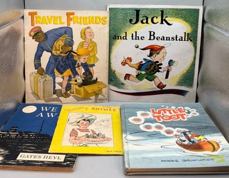 Lot 6 Of Vintage Childrens Books