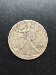 1942 Walking Liberty Silver Half Dollar