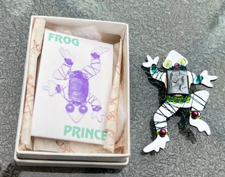 Frog Prince Brooch By Liztech