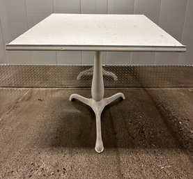 Antique White Painted Drafting Table