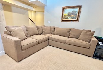 Room & Board Two Piece Sectional Sofa