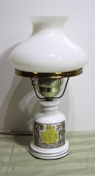 Vintage Milk Glass Lamp