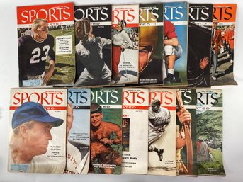 Group Of 14 Vintage Sports Illustrated Magazines 1950s