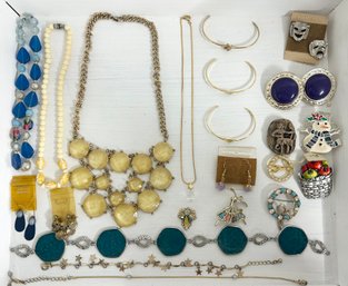 Lot 3 Of Nice Costume Jewelry