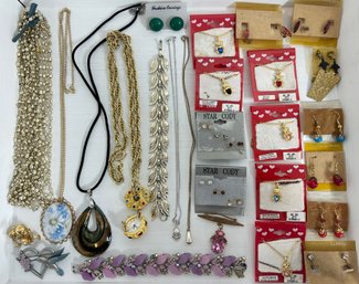 Lot 4 Of Nice Costume Jewelry