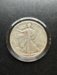 1945 Walking Liberty Silver Half Dollar