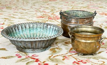 Antique Brass And Copper Vessels