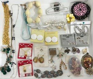 Lot 5 Of Nice Costume Jewelry