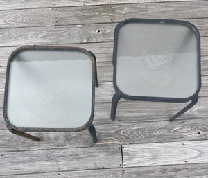 Pair Of Outdoor Patio Side Tables Lot #2