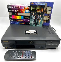 Toshiba VCR Plus DA4/Digital Tracking/M458 With Remote & Several Tapes