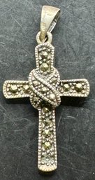 3 Grams Sterling Silver Cross Charm