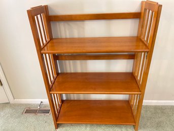 Wood Folding Bookshelf