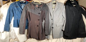 Womens Coats Jackets London Fog, Banana Republic, Jean Shirt, Calvin Klein Winter Coat