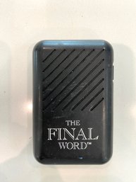 Vintage Prank Profanity Device 'The Final Word' - Tested And Working
