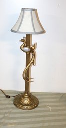 Peacock Candle Stick Lamp