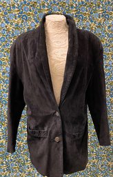 Vintage Lord & Taylor Suede Blazer/jacket - 10 Petite