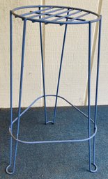 Blue Metal Plant Stand