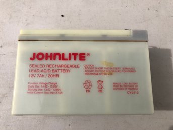 Johnlite Sealed Rechargeable Lead Acid Battery