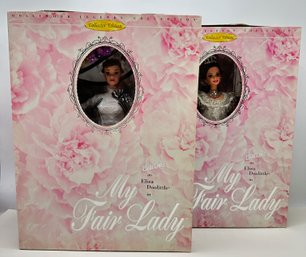 2 New In Box Audrey Hepburn My Fair Lady Barbie Dolls, 2 Different Outfits