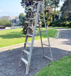 An Aluminum 8' Ladder