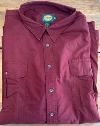 BRAND NEW 4XL Cabela's Long Sleeve Button Up